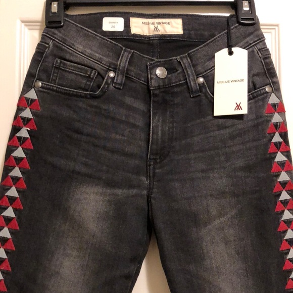 NWT MISS ME VINTAGE Skinny Size 25 - Picture 1 of 11